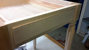 first drawer attempt in table